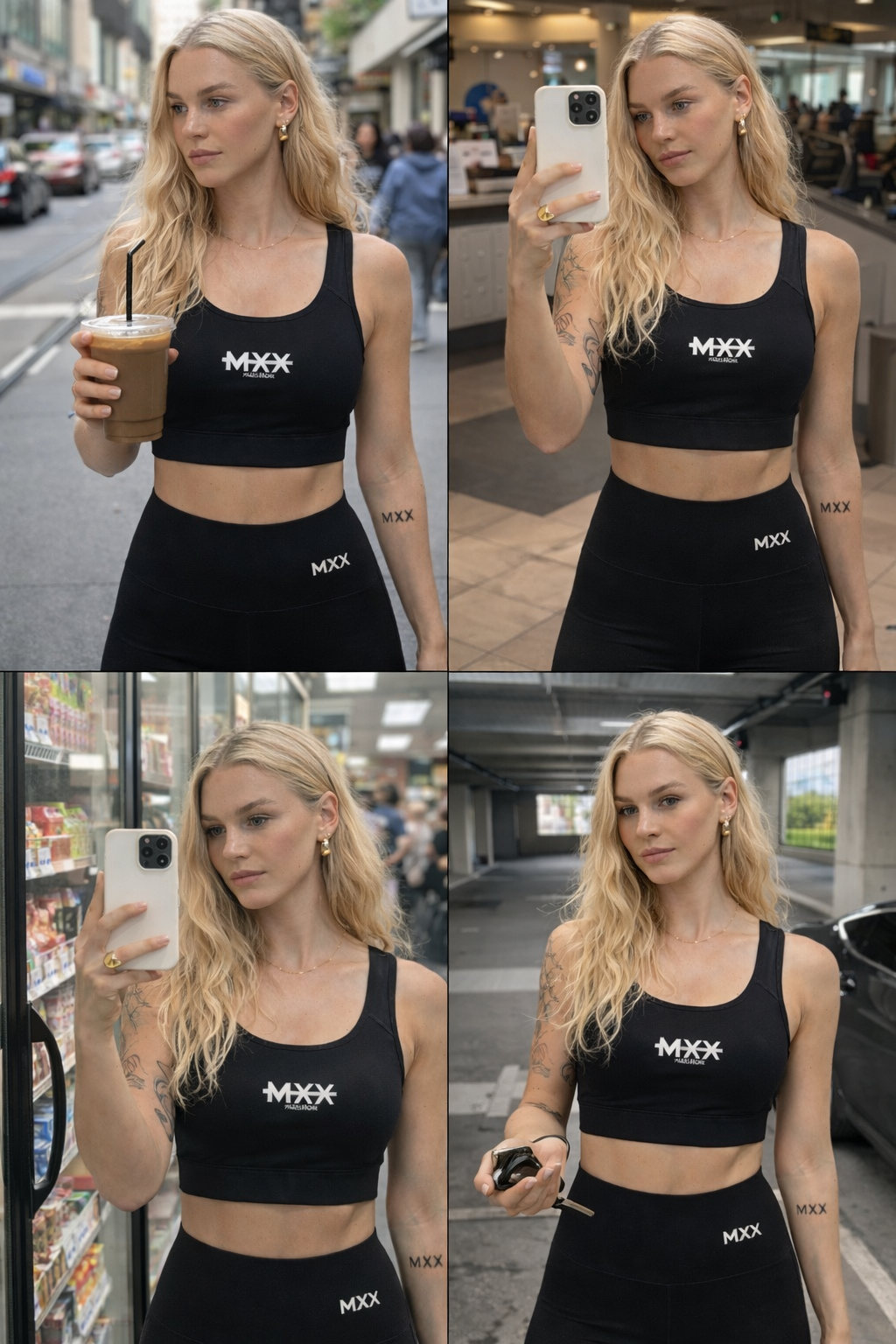 MXX Leggins und Top Kombination
