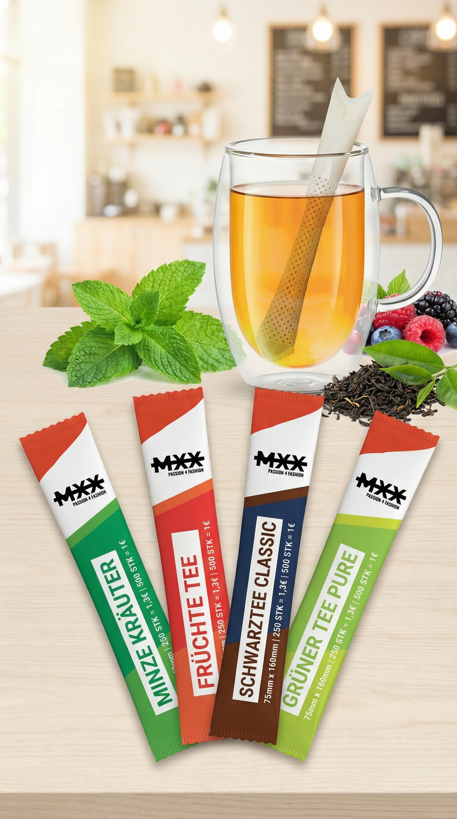 Eigene Tee Beutel (Sticks)